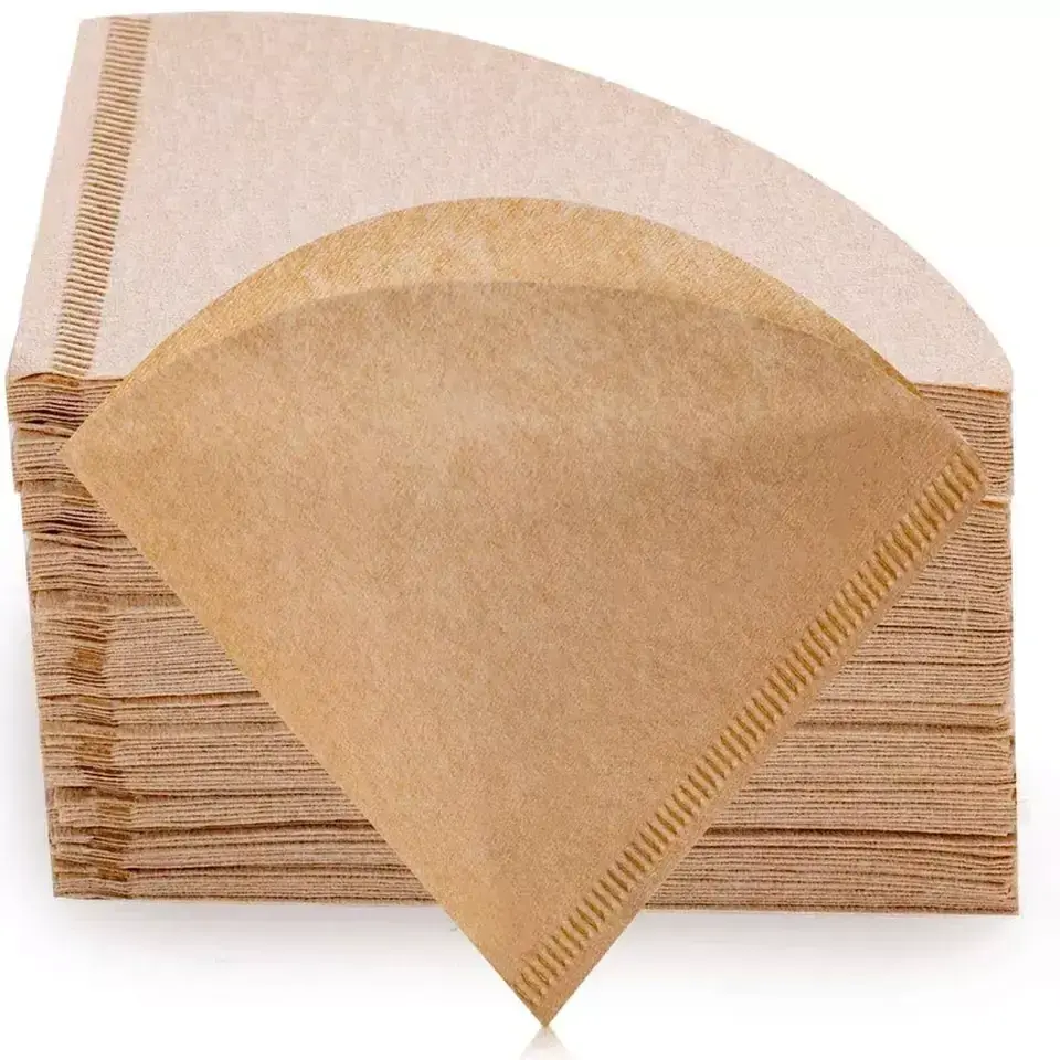 V Shape Coffee Filter Paper 1-2/2-4Cup For Drip Coffee Filter Cup paper coffee filter