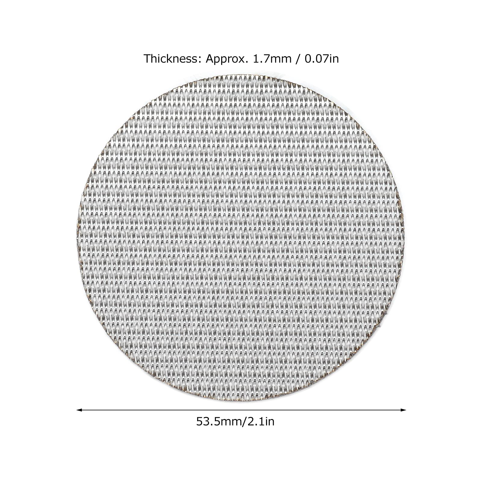 51 53.5 58.5mm 304 316l Stainless Steel Coffee Puck Screen 100 150 Micron Espresso Sintered Mesh Disc Filter