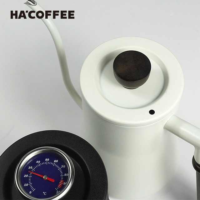 Customized Stainless Steel 550ml Gooseneck Drip Pour Over Coffee Kettle Pour Over Drip Coffee Pot with Lid