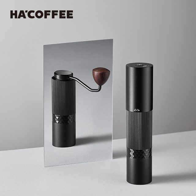 Customized Wholesale Design Coffee Tools Portable 420 Stainless Steel Bur Manual and Electric Combination Coffee Grinder