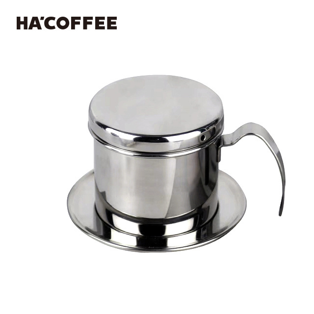 Single Cup Vietnamese Coffee Filter Traditional Drip Coffee Reusable Inox Phin Filter Stainless Steel Coffee Filter Maker