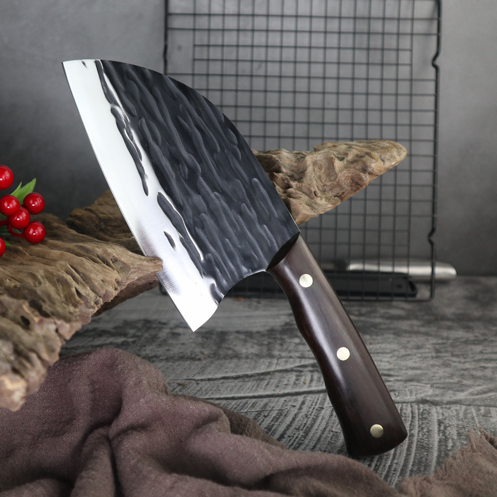 Kitchen Knife Chef's Meat Chopper Butcher Knife Vegetable Cutter Full Tang