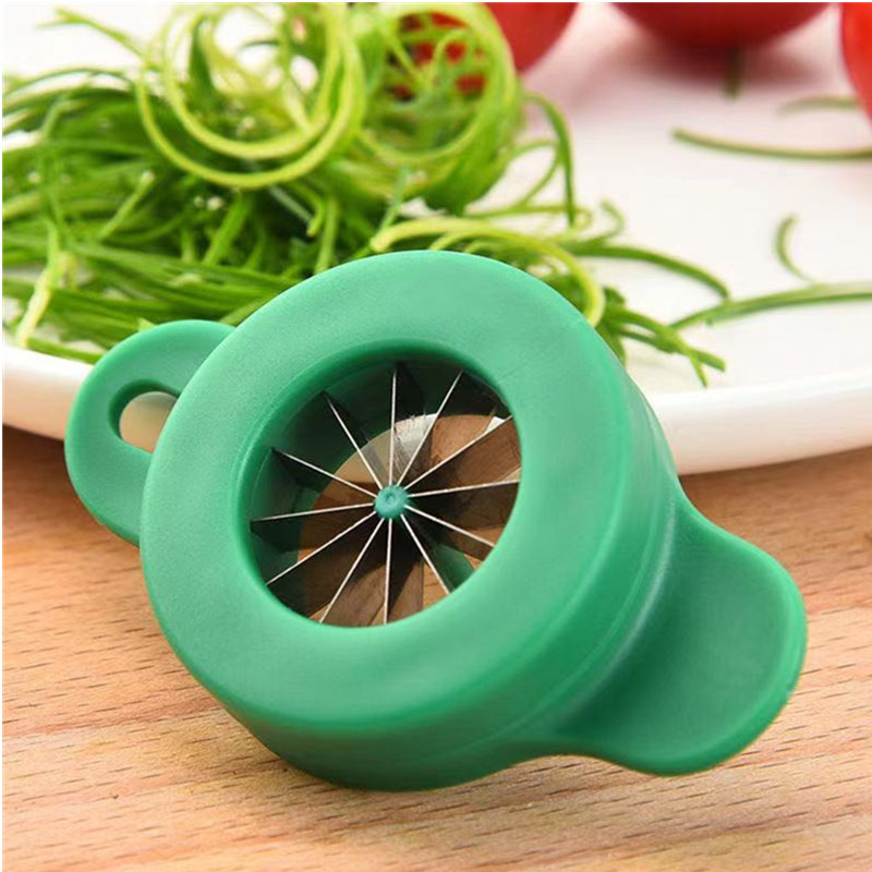 New plum blossom scallion silk knife ultra fine scallion silk cutter Kitchen Restaurant creative scallion slicing modeling tool