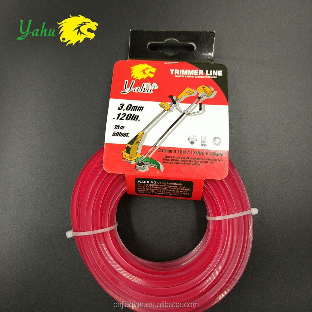 brushcutter spare parts nylon grass trimmer line for kasei brush cutter