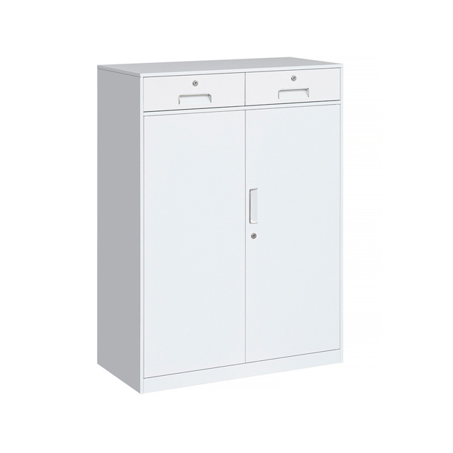 Hot selling simple modern office furniture hospital locking half glass door filing cabinet 3 drawer