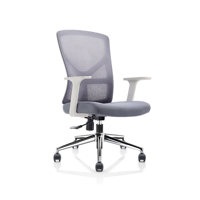 Modern mid back  chair wheel base guest  medical office chair