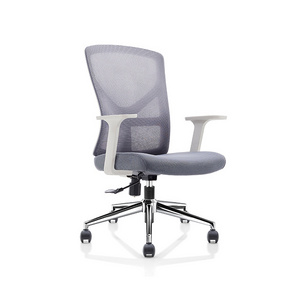 Modern mid back  chair wheel base guest  medical office chair