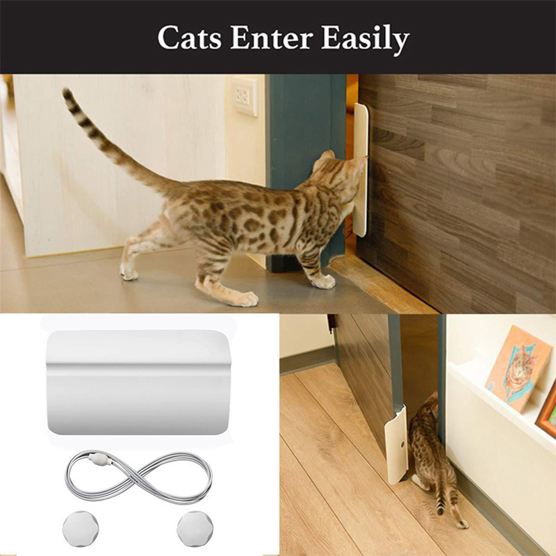 Punch Free Auxiliary Door of Pet Self-opening Device Intelligent Control Cat Dog Door Pet Door Pets Supplies