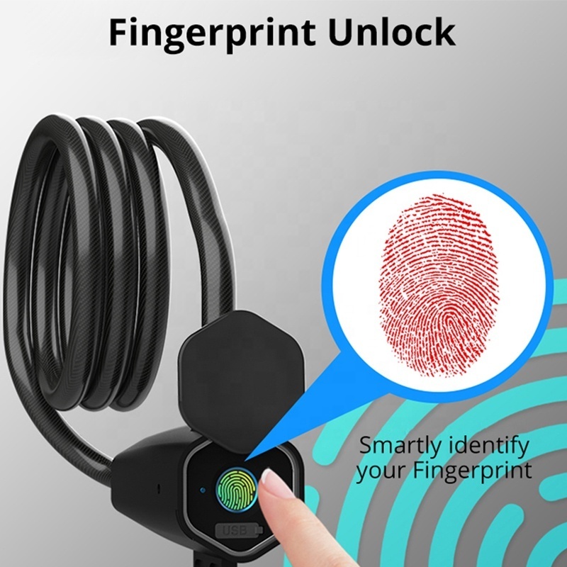 bike sharing smart lock BT APP control bike lock with fingerprint biometric bike lock