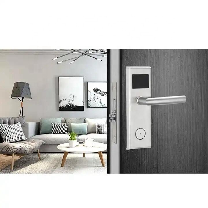 door locks for hotels stainless steel hotel lock with free software key smart door lock for home hotel apartment