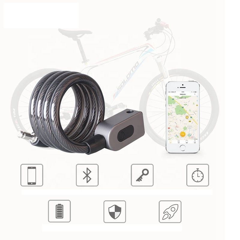 anti theft bicycle lock BT lock smart keyless chain lock scooter