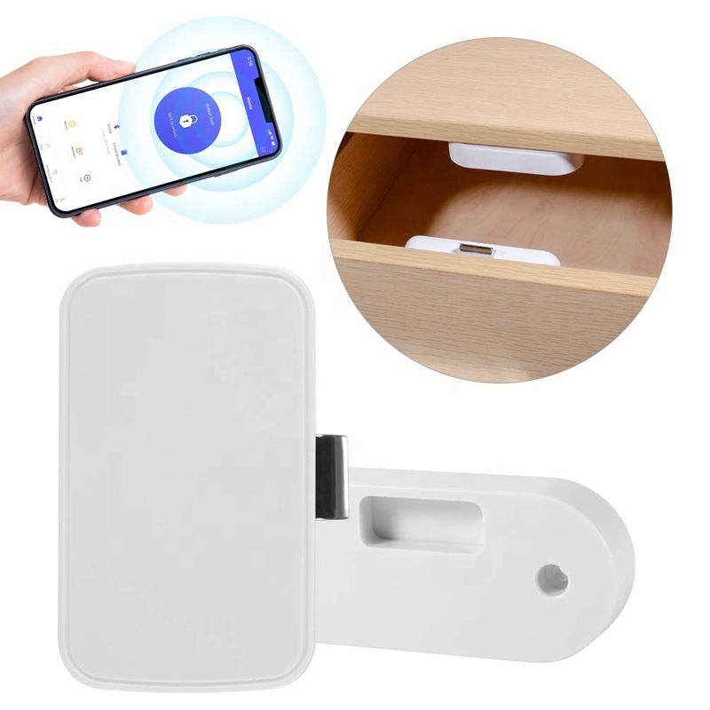 Invisible Smart Drawer Cabinet Switch Anti-theft Security BT Drawer Lock