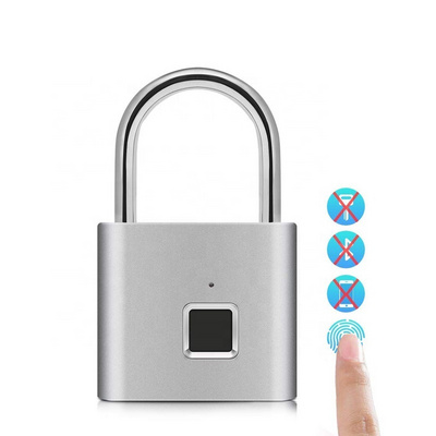 Smart Keyless Security Locker Lock Fingerprint Lock Gym Lock Anti-Theft USB fingerprint padlock 2020