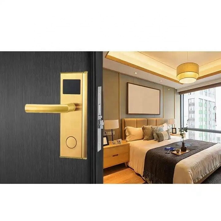 door locks for hotels stainless steel hotel lock with free software key smart door lock for home hotel apartment