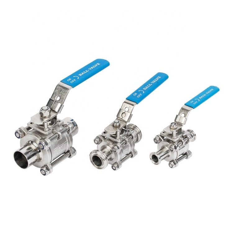 3 4 inch sanitary ball valve stainless steel water ball valve price handles manual welding ball valves