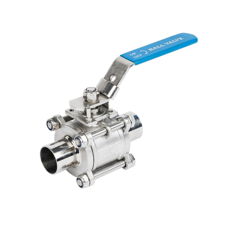 3 4 inch sanitary ball valve stainless steel water ball valve price handles manual welding ball valves