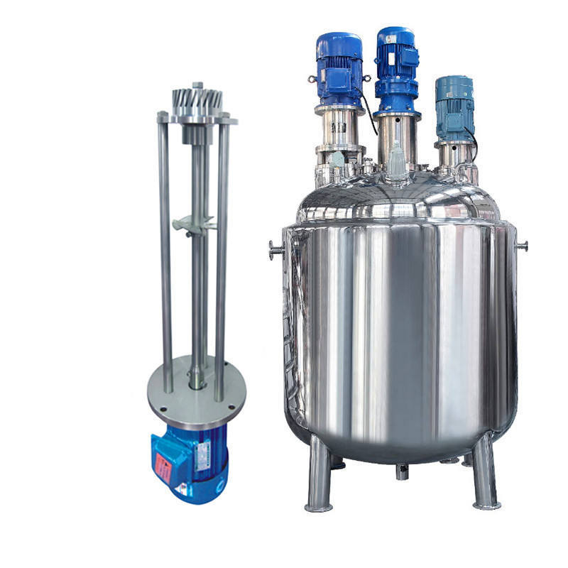 industrial vacuum mixer 500l stainless emulsification mixing tank paste homogenizer cosmetic cream liquid soap making machine