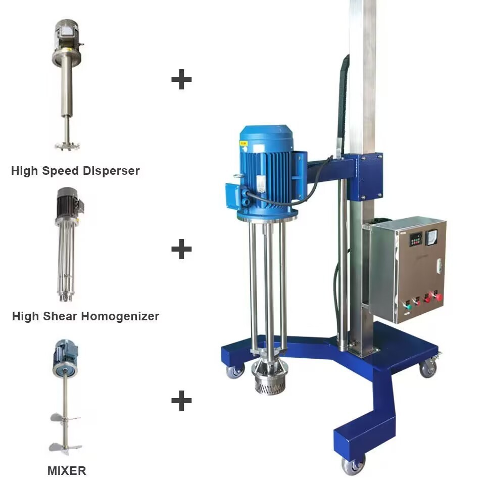 (304/316L) high shear lotion batch carbomer homogenizer emulsifying mixer high shear mixer silverson high shear homogenizer