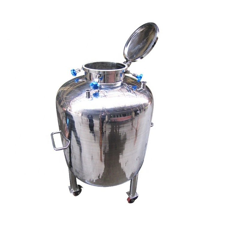 JG 20000 liter 50000 liter large horizontal milk cooking oil water storage tank price stainless steel wine storage tank