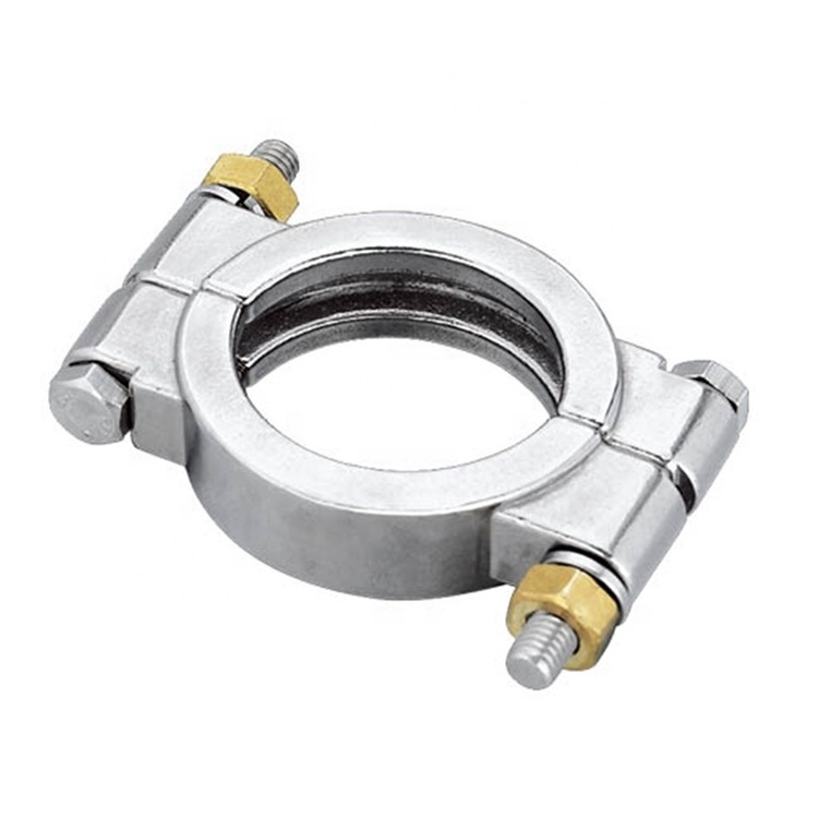 JG V band clamp with flanges cross clamp stainless steel quick release hose stainless steel heavy duty pipe clamp