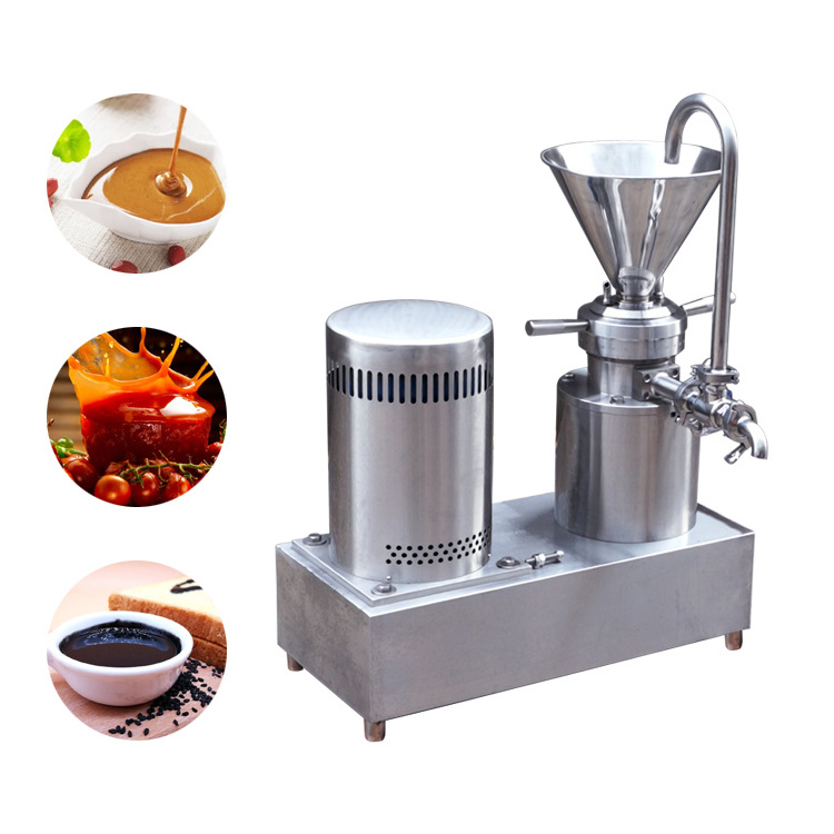 automatic chicken colloid mill wet grinder for chilli fish tomato groundnut paste shea peanut butter making machine