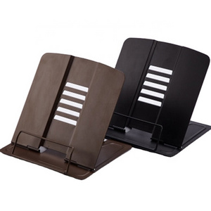 High quality folding reading shelf bookends protect eyesight heavy duty metal book stand