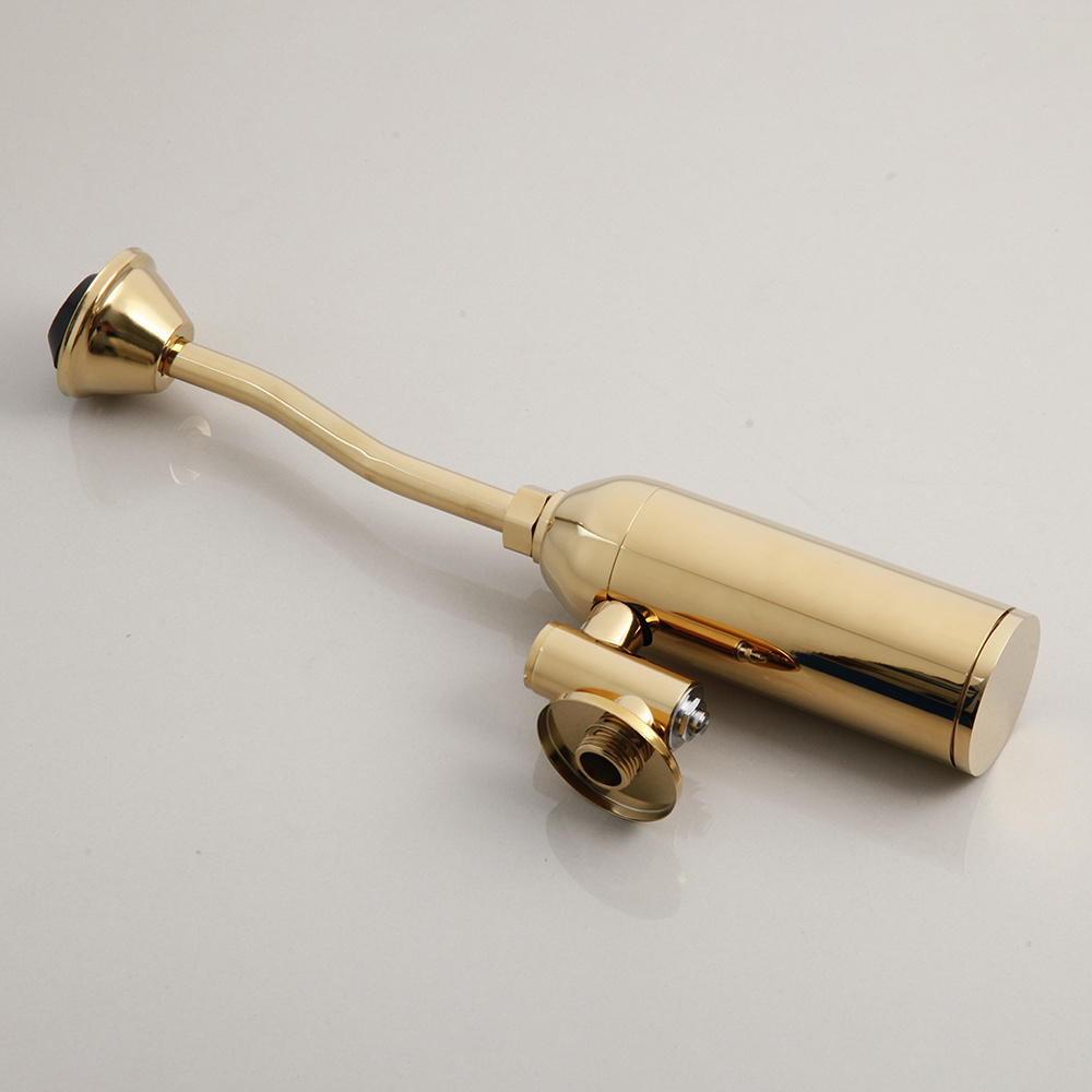 Bathroom Sensor Urinal Gold Toilet Automatic Flush Valve Sensor Urinal Wall Mounted Touch Faucet Urinal