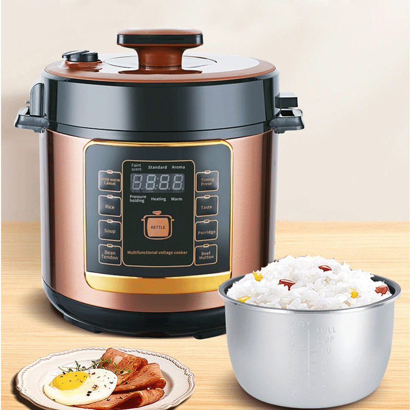 New Design 1000W 6L Large Capacity Digital Electric Pressure Cookers Multi Function Stainless Steel Smart Rice Cookers