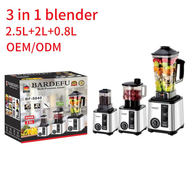 3 in 1 Blender Juicer  15 Speed with Stainless Steel Jar Electric Food Mixer Blender