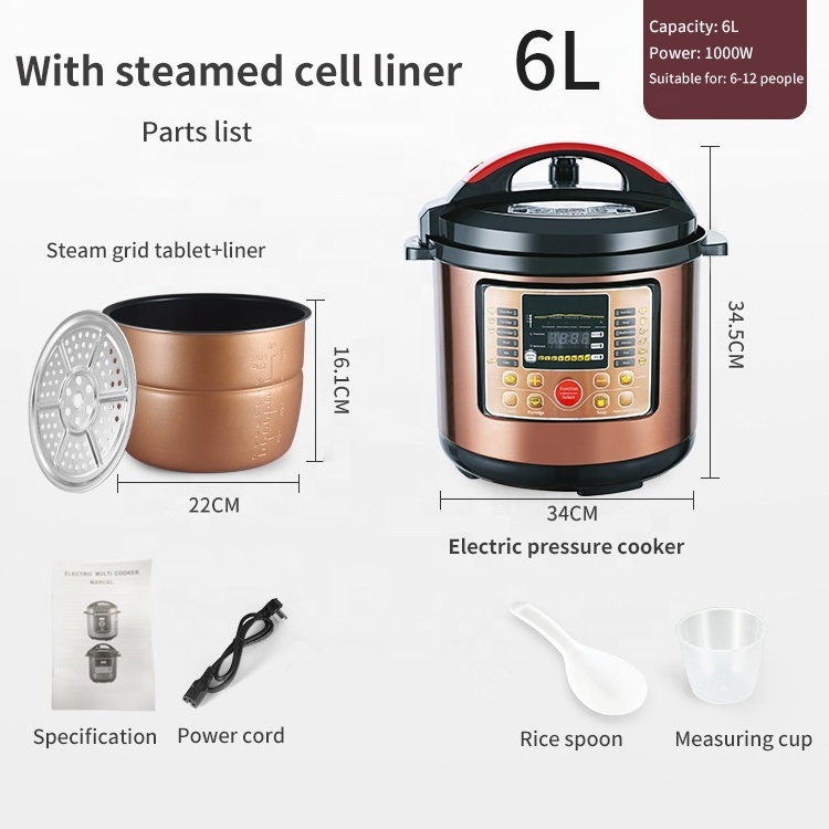 Pressure Cookers Electric Stainless Steel Home 5Litre 6L 8L 12L Prestige Digital Multi Function High Pressure Cooker