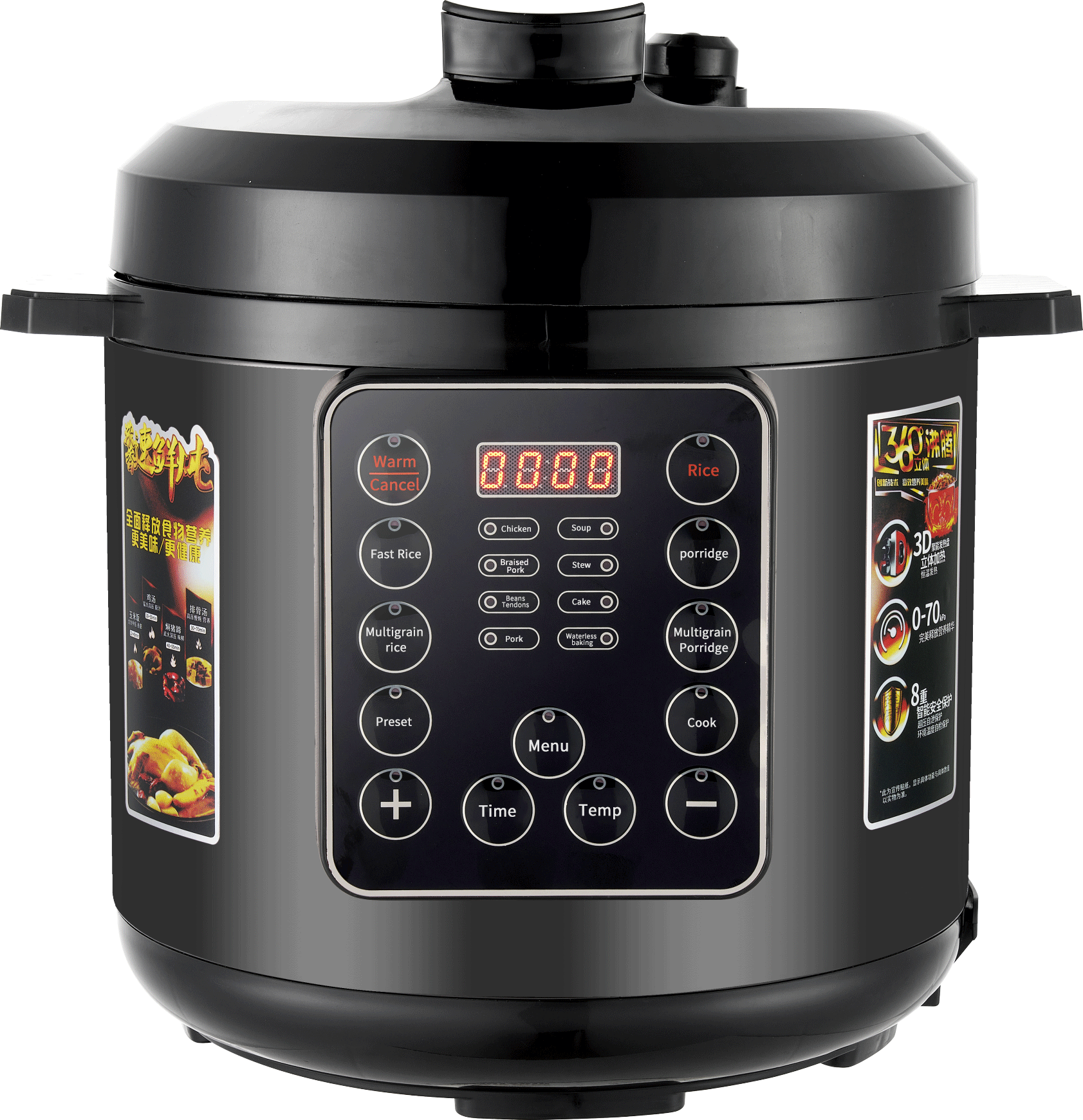 Wholesale Presto Electric Pressure Cooker 5L 6L All In One Pressure Cooker Fast Cooking Stainless Steel High Pressure Pot Cooker