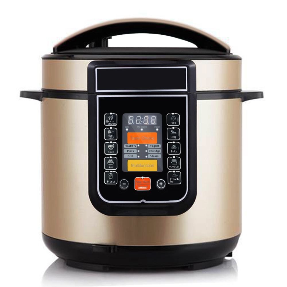 High Quality Commercial Or Household Multi Cooker Stainless Steel 6L Capacity Multifunction Electric Pressure Smart Cookers