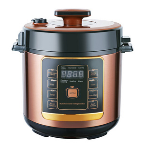 New Design 1000W 6L Large Capacity Digital Electric Pressure Cookers Multi Function Stainless Steel Smart Rice Cookers