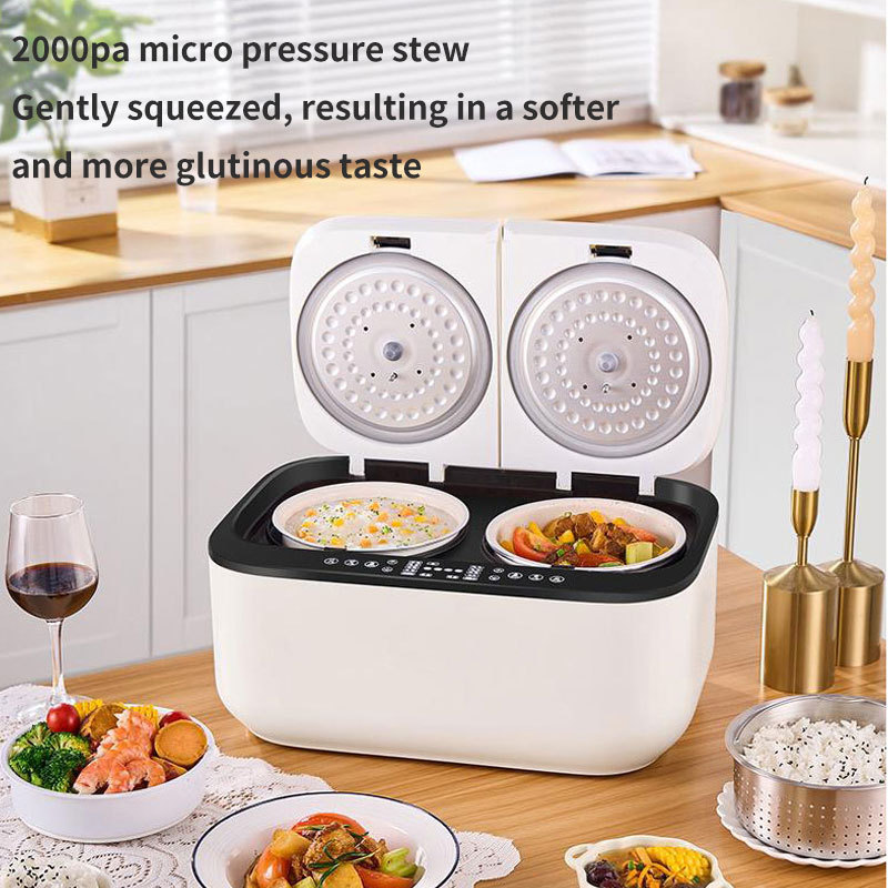 Double Pot Rice Cooker 5L High Quality Kitchen Big Size Multi Function Commercial Digital Electric Rice Cookes