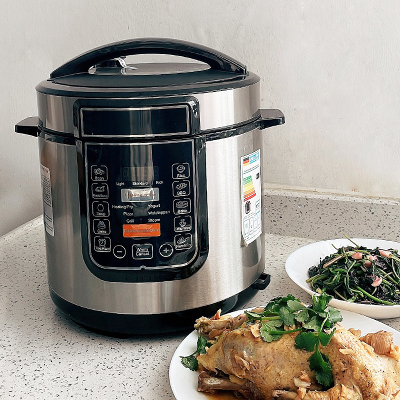 High Quality Commercial Or Household Multi Cooker Stainless Steel 6L Capacity Multifunction Electric Pressure Smart Cookers