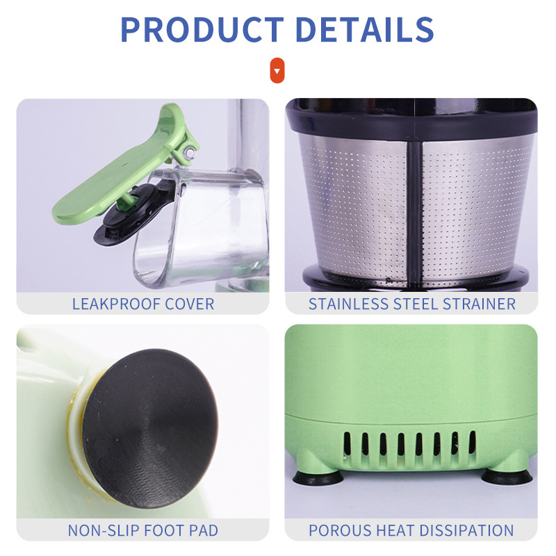 Juicer Maker Best Price Cold Press Juicer Whole Slow Masticating Magic Mini Portable Juicer Machine Home