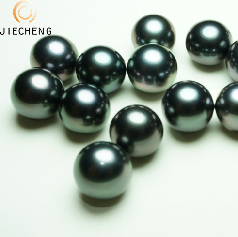 11-12mm AAA Sea Water Black Peacock Green Wholesale Tahitian Pearls