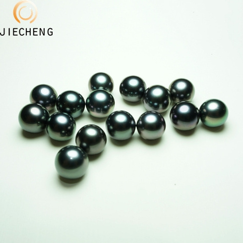 11-12mm AAA Sea Water Black Peacock Green Wholesale Tahitian Pearls