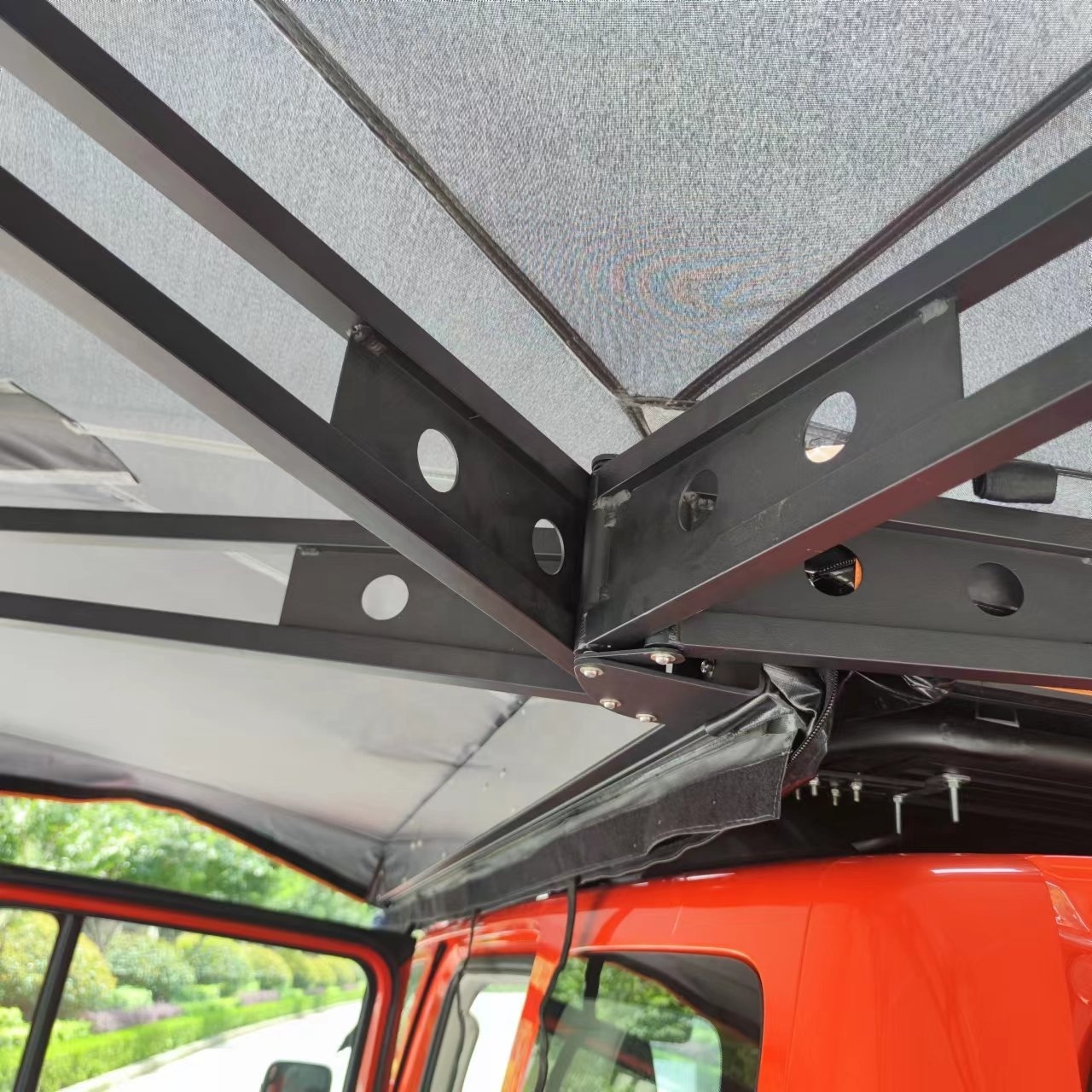 OEM/ODM truck car roof tent side 270 degree 4x4 car awnings for right or left 270 to camping