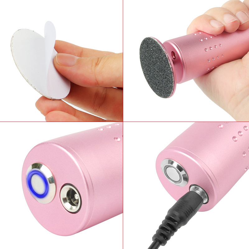 Professional Rechargeable Electronic Foot Automatic Pedicure Electric Callous Remover Kit Feet Care Podiatry