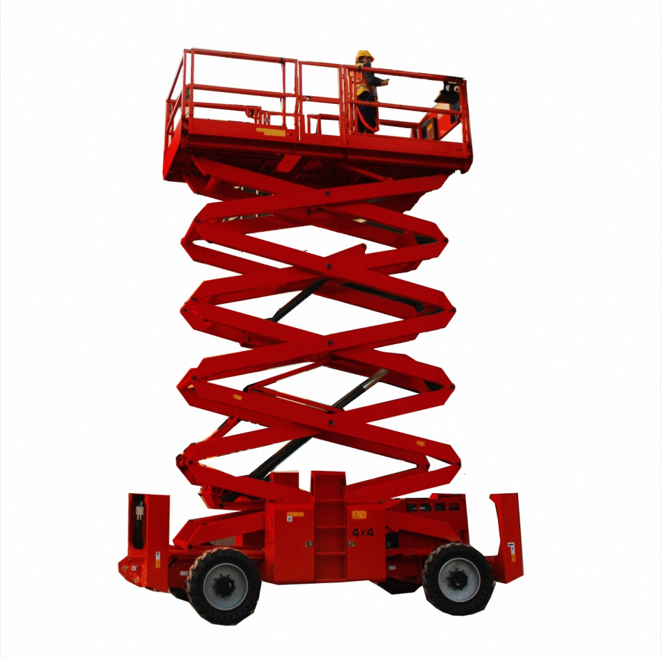 China Manufacture Quality Platform Self-propelled Scissor Lifter Rubber Track Crawler Scissor Lift One Man Lift