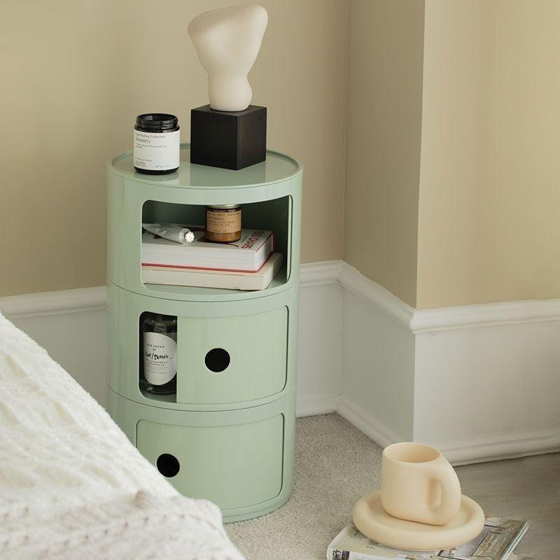 Bedside Storage Cabinet PPLocker Side Cabinet Home Corner Cabinet Bedside Table Children's Snack Cabin Nightstand