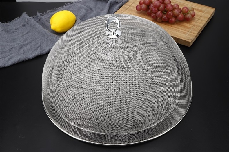 Hot Selling Kitchen Utensils Tent Umbrella Metal Mesh Demo Screen Outdoor Picnic Food Cover