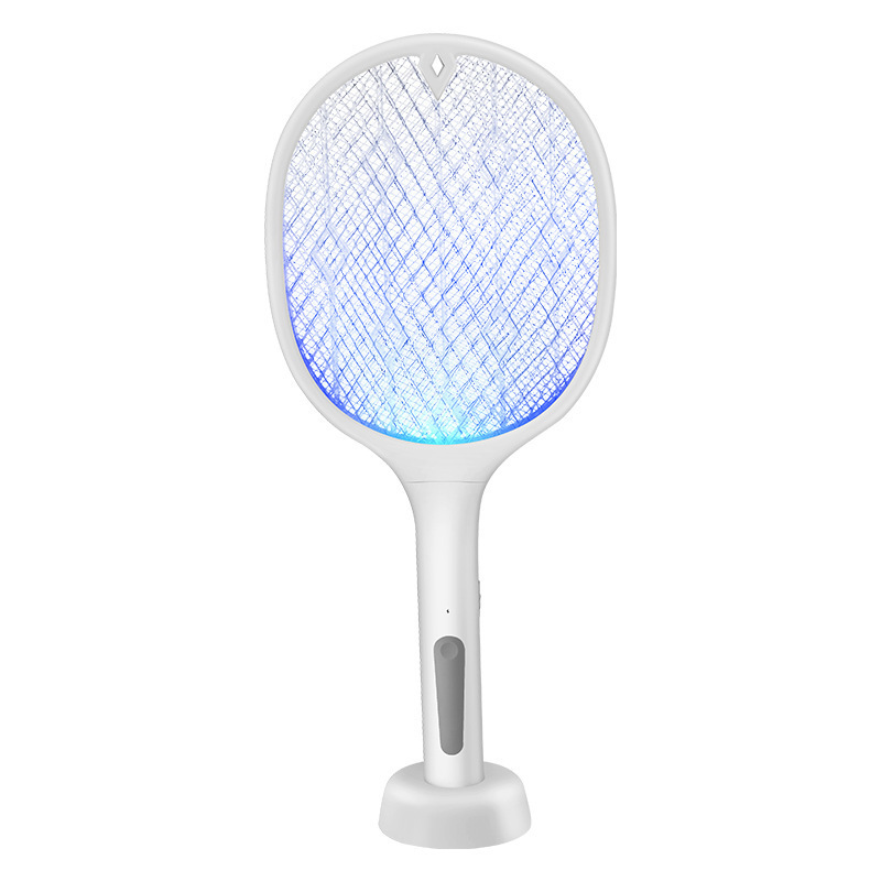 Household foldable rechargeable USB electric mosquito swatter two-in-one intelligent light-controlled electric mosquito swatter