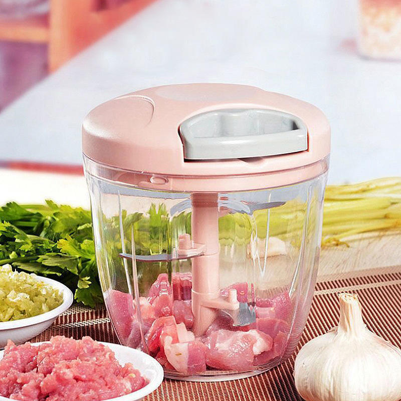 Hand Pull String Manual Food Chopper Garlic Mincer Onions Vegetable Cutter Veggie Slicer Vegetable Chopper