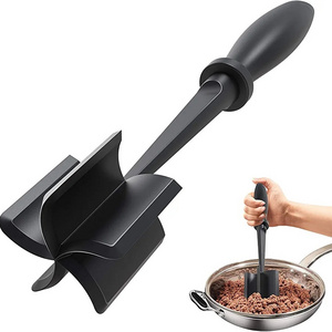 2023  Upgrade Meat Chopper Non Stick Mix Chopper Heat Resistant Meat Masher ,Mix and Chop, Potato Masher Tool