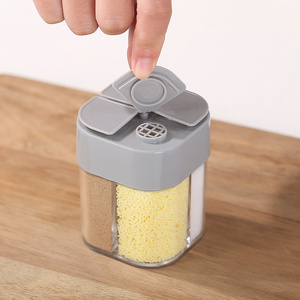 Portable Travel Camping Seasoning Condiment Spice Containers Cooking Spice Dispenser Plastic Salt Pepper Spice Shaker