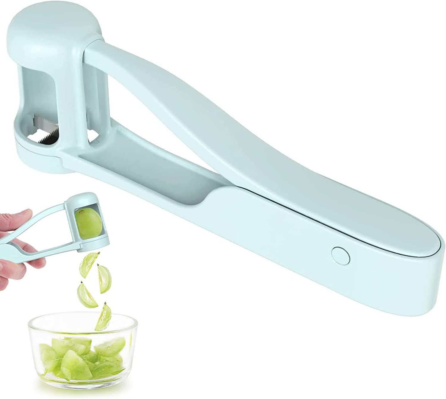 FASHION Manual Kitchen Gadget Multifunctional Quarter Grape Slicer Grape Cutter for Toddlers Grape Slicer