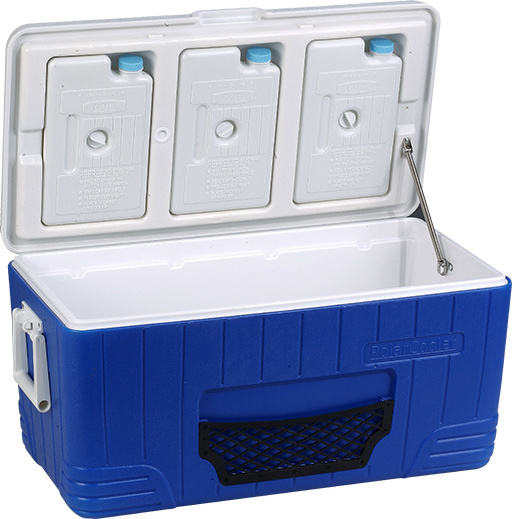 2023 80L camping portable lunch food ice chest cooler box with wheels