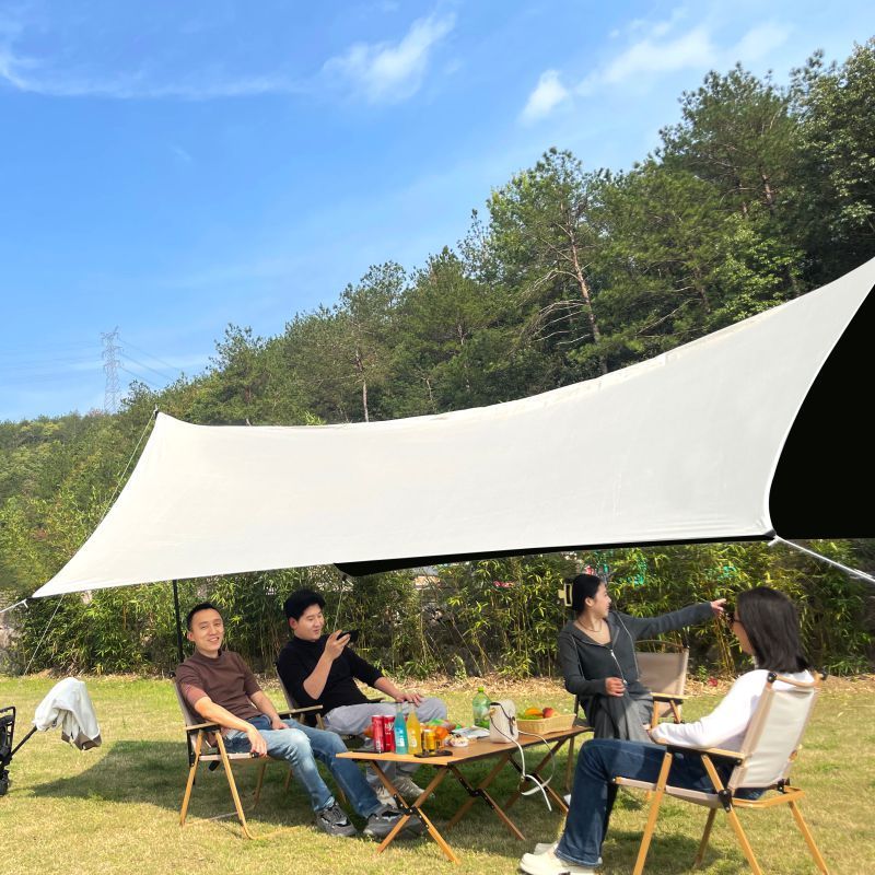 Beach Tent Tarp Shade Canopy Waterproof Portable Sun Shelter UPF 50+ Camping tent Trips Fishing Backyard Canopy